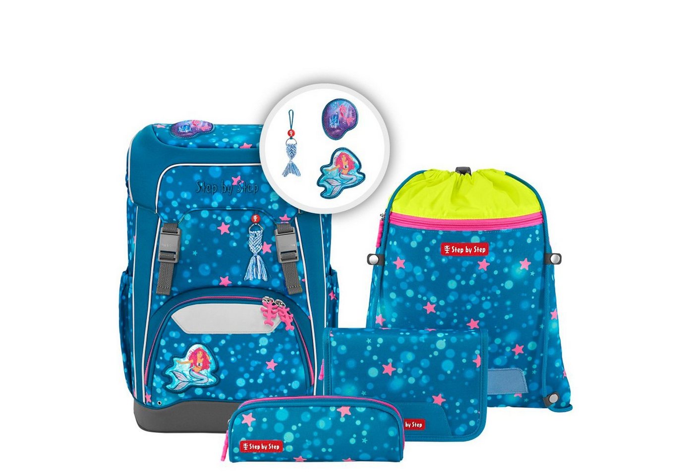 Step by Step Schulranzen Step by Giant - Schulrucksack Set 5tlg. (1-tlg) von Step by Step