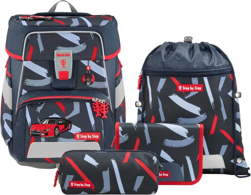 Step by Step Schulranzen Step by Step 138041 SPACE Schulranzen-Set "Sports Car Mick", 5-teilig von Step by Step