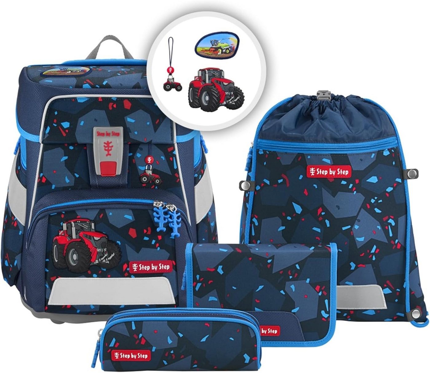 Step by Step Schulranzen Step by Step 222600 SPACE Schulranzen-Set "Tractor Freddy", 5-teilig Step by Step Schulranzen Step by Step 222600 SPACE Schulranzen-Set "Tractor Freddy", 5-teilig von Step by Step