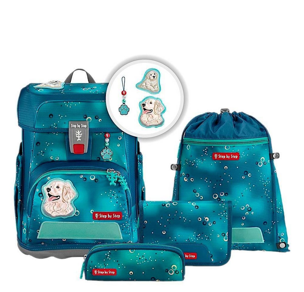 Step by Step Schulranzen Step by Step 222610 CLOUD Schulranzen-Set "Dog Basty", 5-teilig von Step by Step