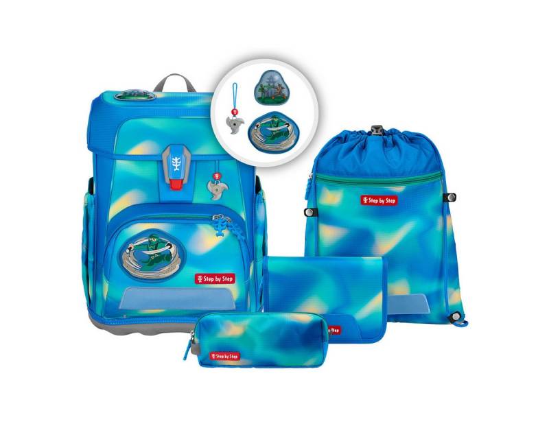 Step by Step Schulranzen Step by Step CLOUD FLASH Schulranzen-Set "Ninja Zazu", 5-teilig von Step by Step
