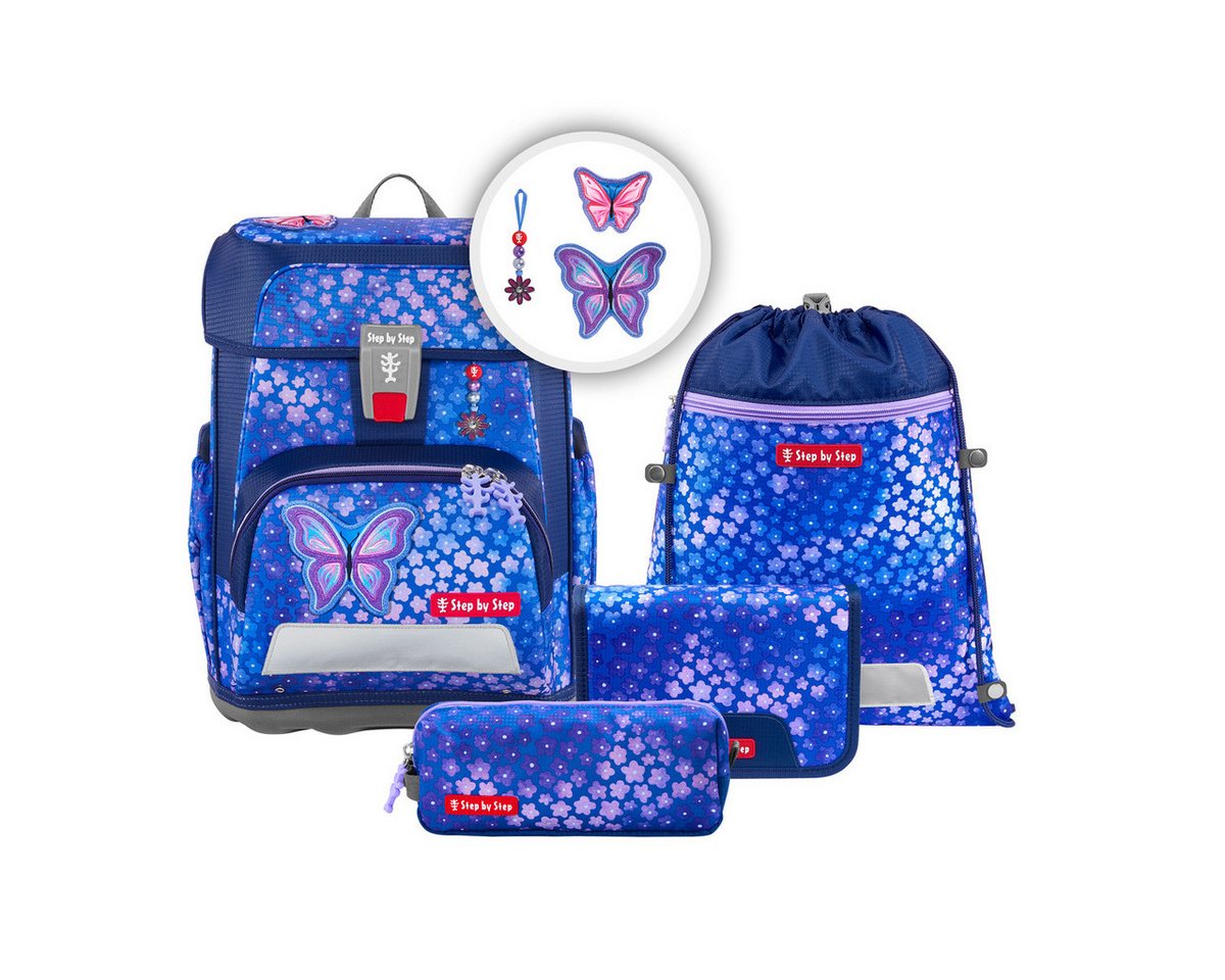 Step by Step Schulranzen Step by Step CLOUD Schulranzen-Set "Butterfly Maja", 5-teilig von Step by Step