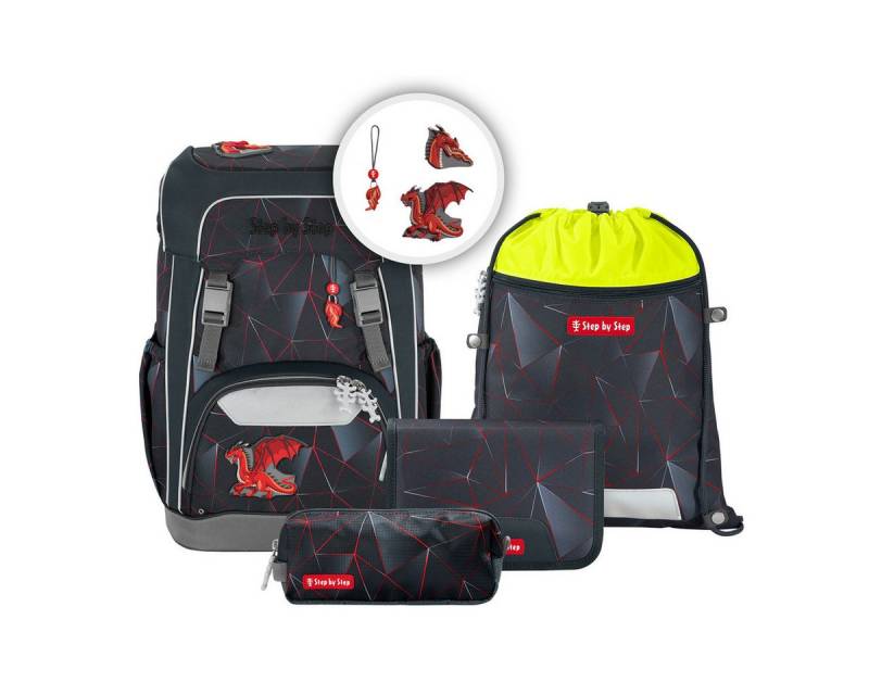 Step by Step Schulranzen Step by Step GIANT Schulranzen-Set "Dragon Drako", 5-teilig von Step by Step