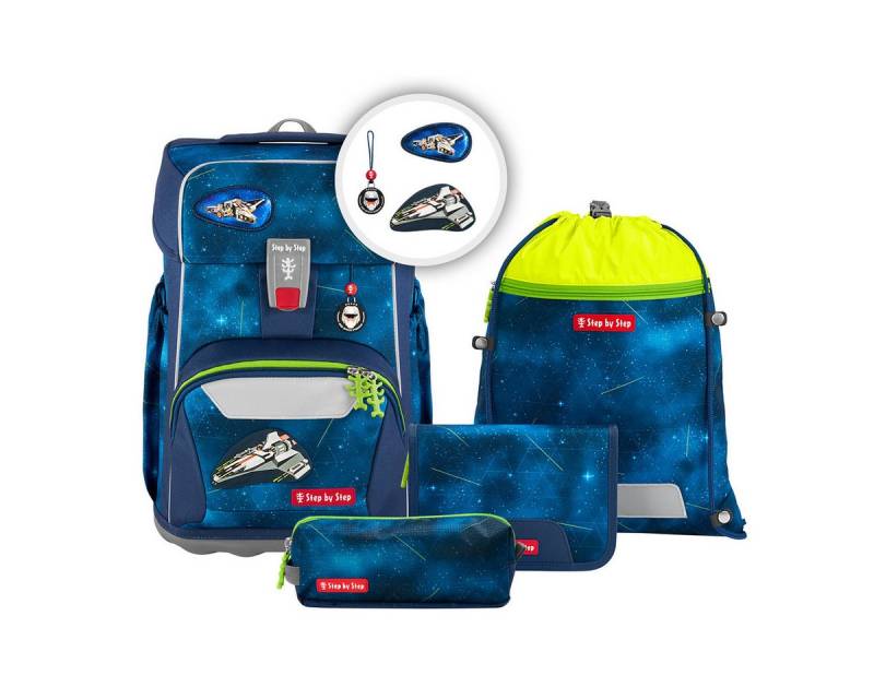 Step by Step Schulranzen Step by Step GIANT Schulrucksack-Set "Starship Galactus", 5-teilig von Step by Step
