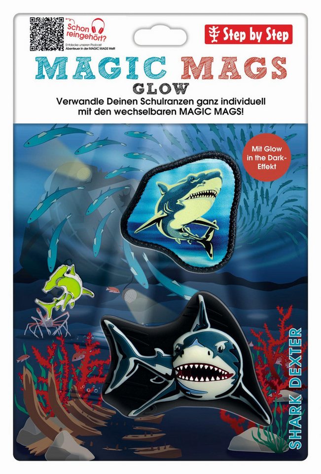 Step by Step Schulranzen Step by Step MAGIC MAGS GLOW Shark Dexter Step by Step Schulranzen Step by Step MAGIC MAGS GLOW Shark Dexter von Step by Step