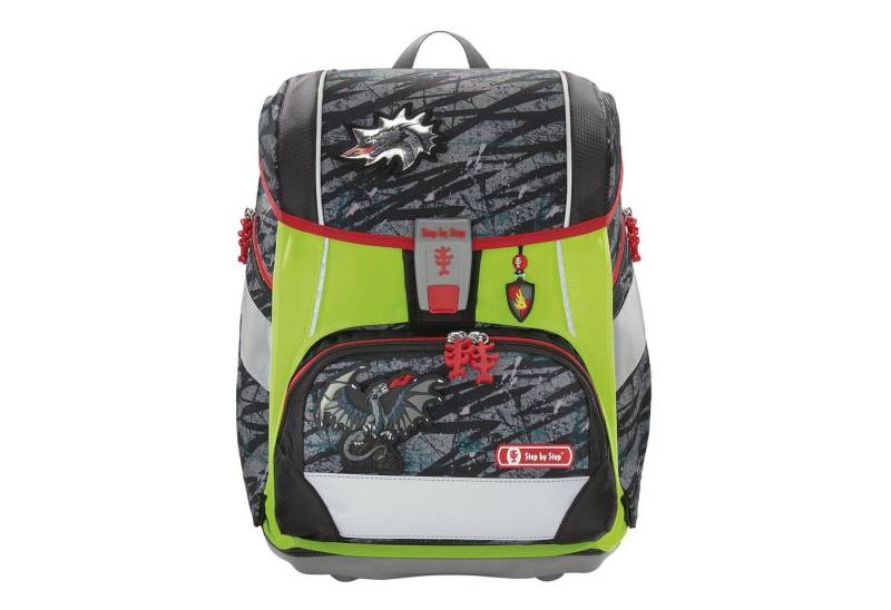 Step by Step Schulrucksack Step by Step Neon Pull-Over für das Schulranzenmodell 2IN1 PLUS, Grün von Step by Step