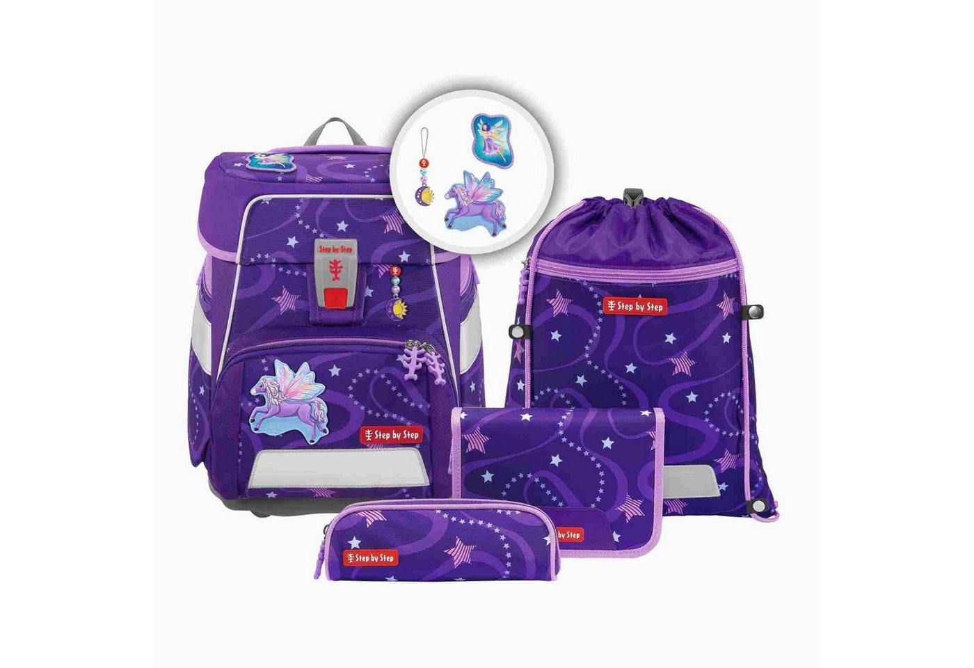 Step by Step Schulrucksack Step by Step SPACE Schulranzen-Set "Pegasus Emily", 5-teilig Step by Step Schulrucksack Step by Step SPACE Schulranzen-Set "Pegasus Emily", 5-teilig von Step by Step
