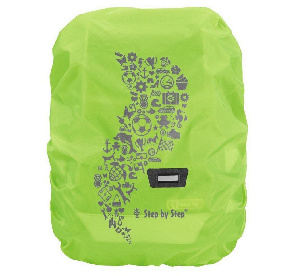 Step by Step Schulranzen Zubehör Regen-/Sicherheitshülle Medium 11.7 cm (green) von Step by Step