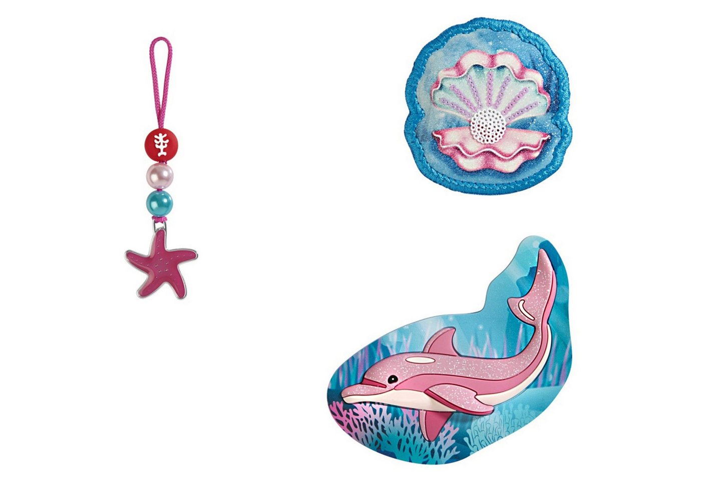 Step by Step Schulranzen Zubehör-Set "Magic Mags" (Sweet Dolphin Lou) von Step by Step