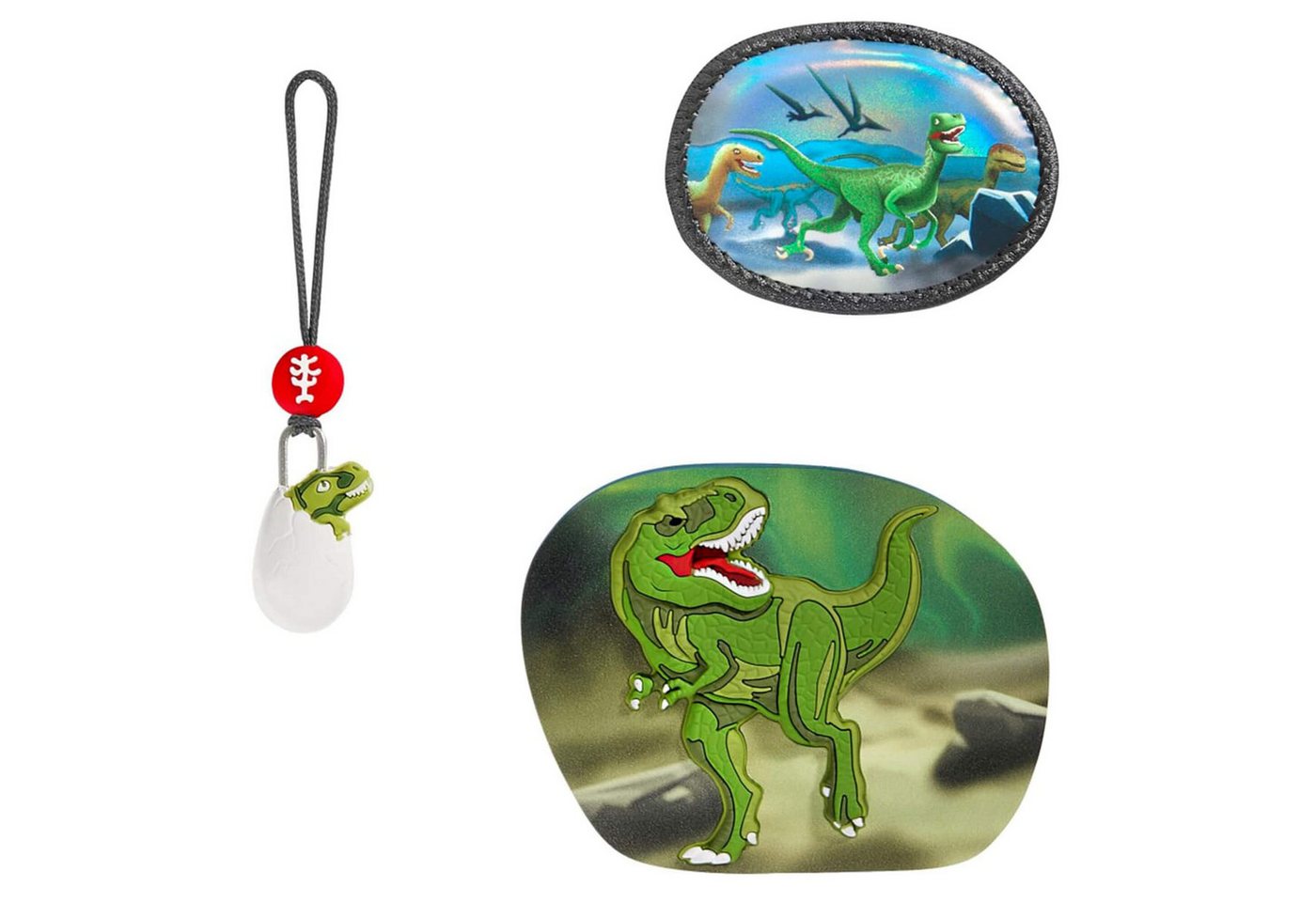 Step by Step Schulranzen Zubehör-Set "Magic Mags" (Wild T-Rex Taro) von Step by Step