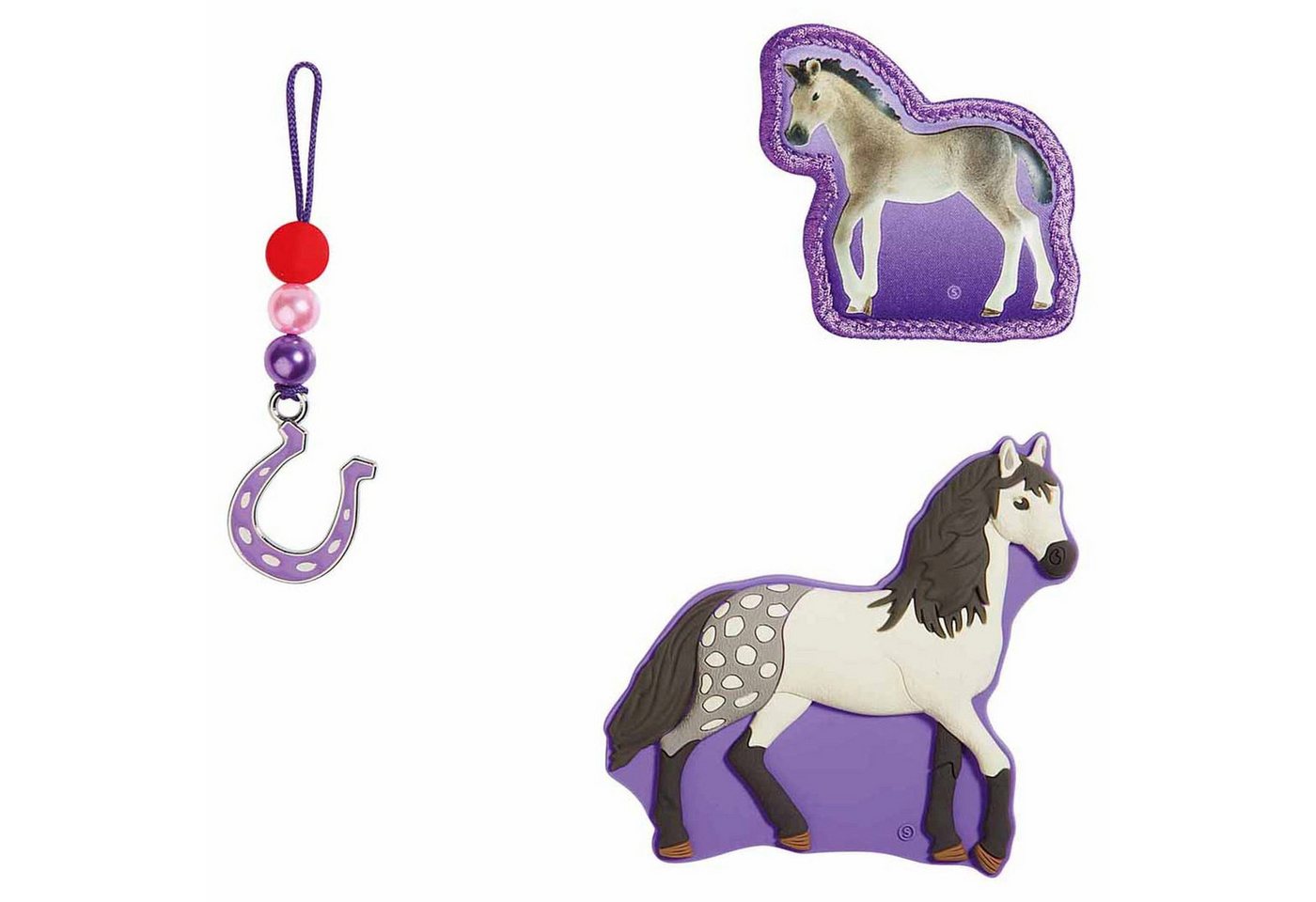Step by Step Schulranzen Zubehör-Set "Magic Mags" Schleich (Andalusier) von Step by Step