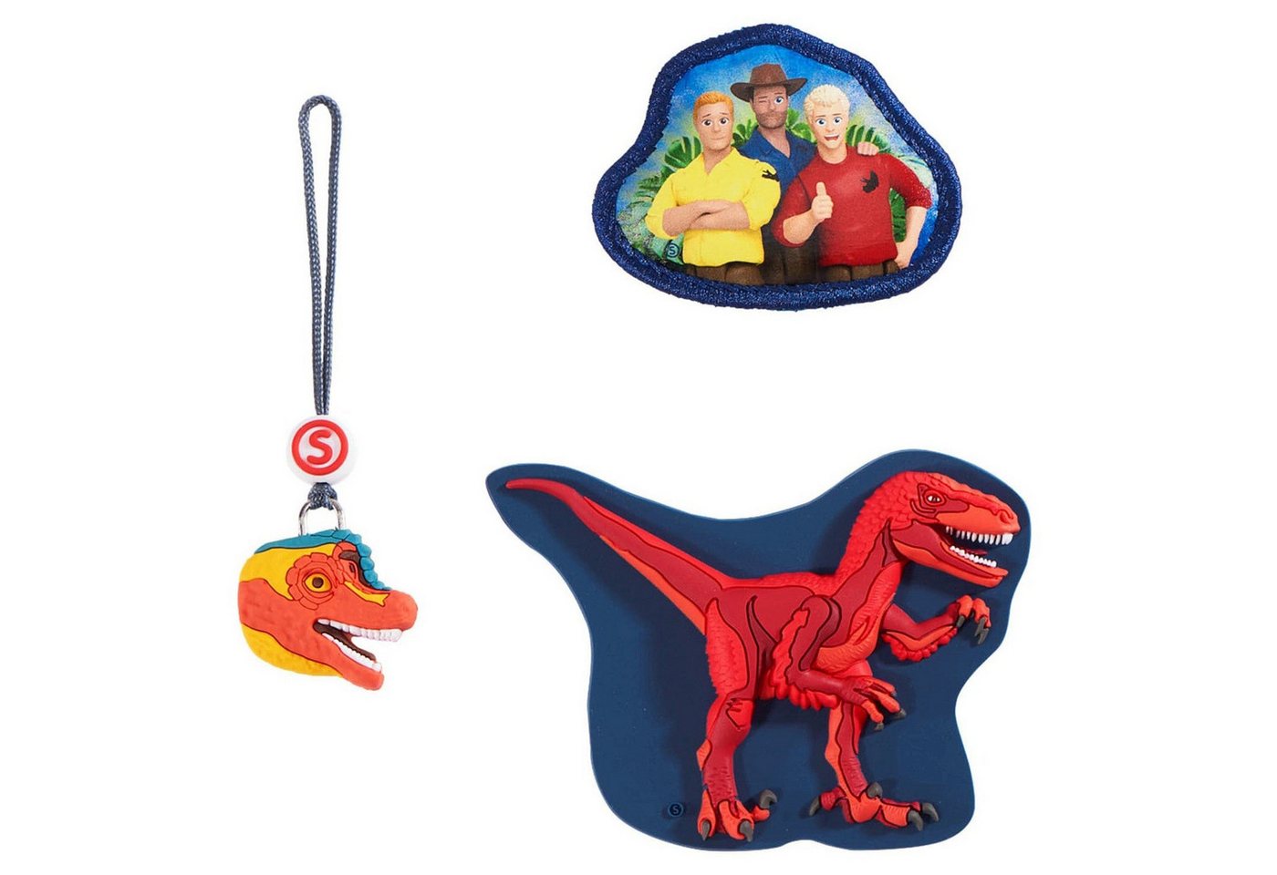Step by Step Schulranzen Zubehör-Set "Magic Mags" Schleich (Velociraptor) von Step by Step