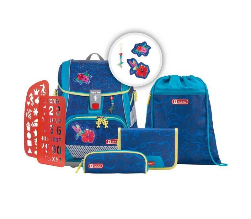 Step by Step Schulranzen Step by Step 2in1 Reflect Rainbow Colibri Set 6-teilig Schulranzen von Step by Step