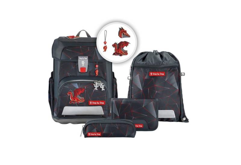 Step by Step Schulranzen Step by Step Cloud Dragon Drako Schulranzen-Set 5-teilig von Step by Step
