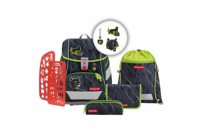 Step by Step Schulranzen 2IN1 PLUS Schulranzen-Set Danger Cat Chiko 6-tlg. von Step by Step