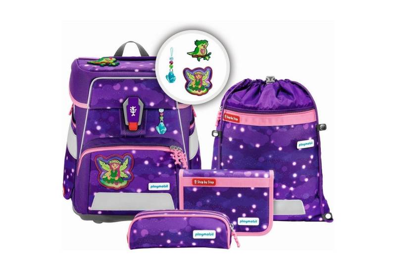 Step by Step Schulranzen SPACE Playmobil Schulranzen-Set Adventures of Ayuma Leavi 5-tlg. von Step by Step