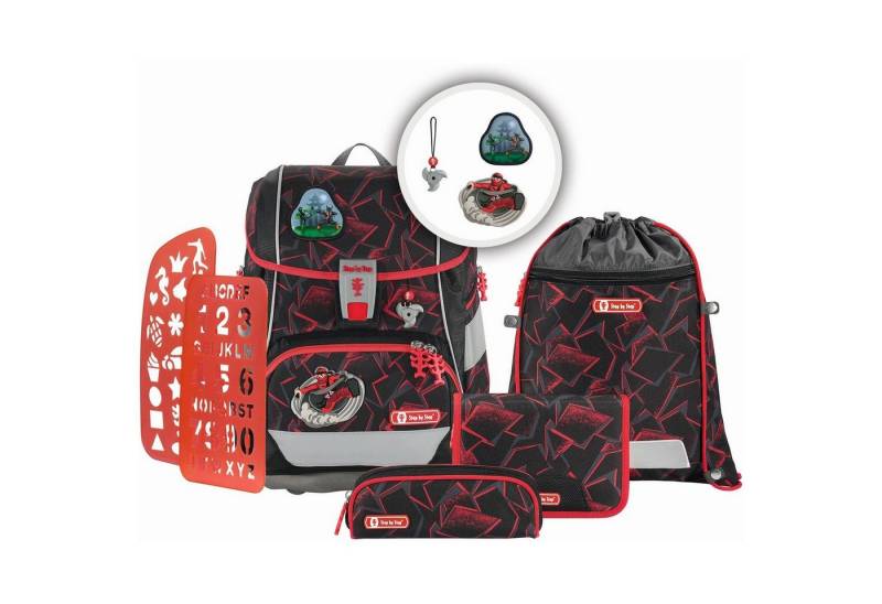 Step by Step Schulranzen Step by Step 2IN1 PLUS Schulranzen-Set Ninja Yuma 6-teilig von Step by Step