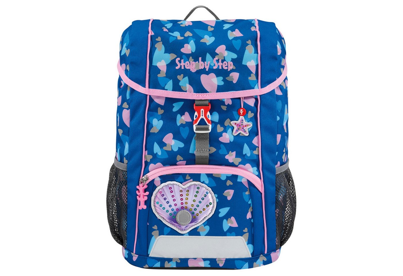 Step by Step Schulrucksack KID Reflect - Rucksack-Set 3tlg. 35 cm (Seashell Pearl) von Step by Step