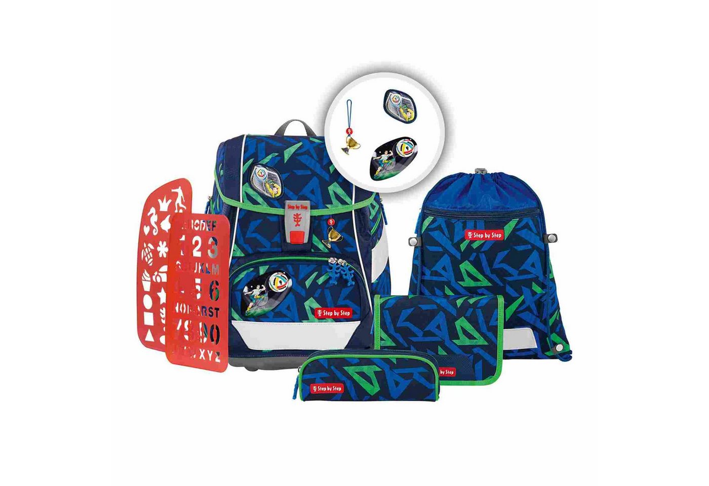 Step by Step Schulrucksack Step by Step 2IN1 PLUS Schulranzen-Set "Soccer Ben", 6-teilig Step by Step Schulrucksack Step by Step 2IN1 PLUS Schulranzen-Set "Soccer Ben", 6-teilig von Step by Step