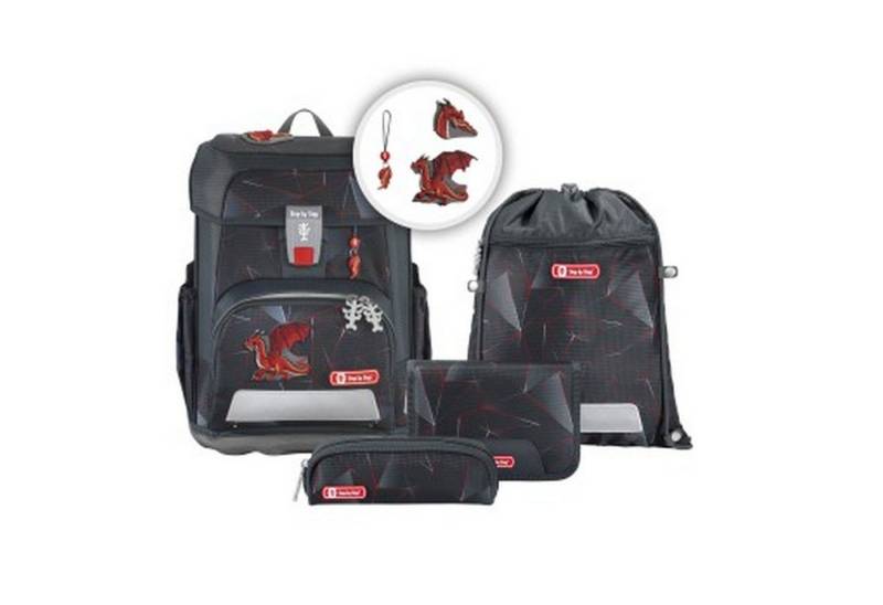 Step by Step Schulrucksack Step by Step CLOUD Schulranzen-Set "Dragon Drako", 5-teilig von Step by Step