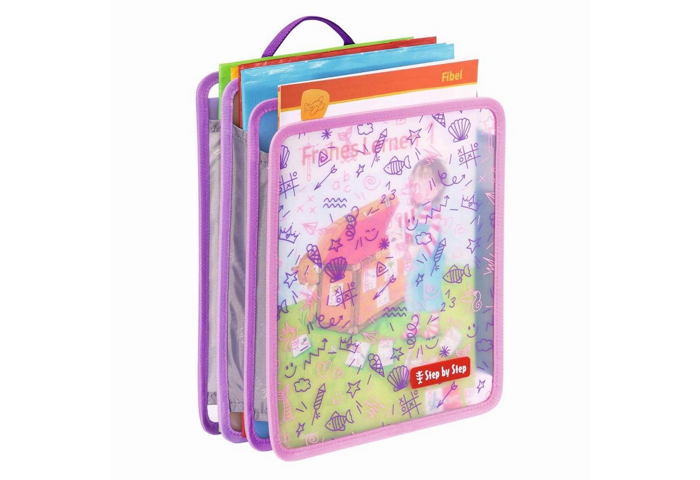 Step by Step Schulrucksack Step by Step Faltbare Heftbox, Pink von Step by Step