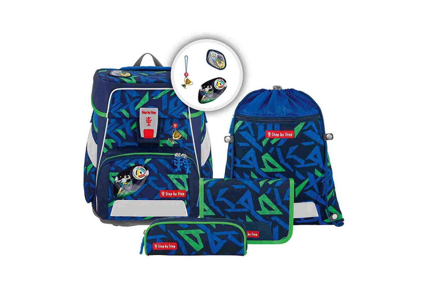 Step by Step Schulrucksack Step by Step SPACE Schulranzen-Set "Soccer Ben", 5-teilig Step by Step Schulrucksack Step by Step SPACE Schulranzen-Set "Soccer Ben", 5-teilig von Step by Step
