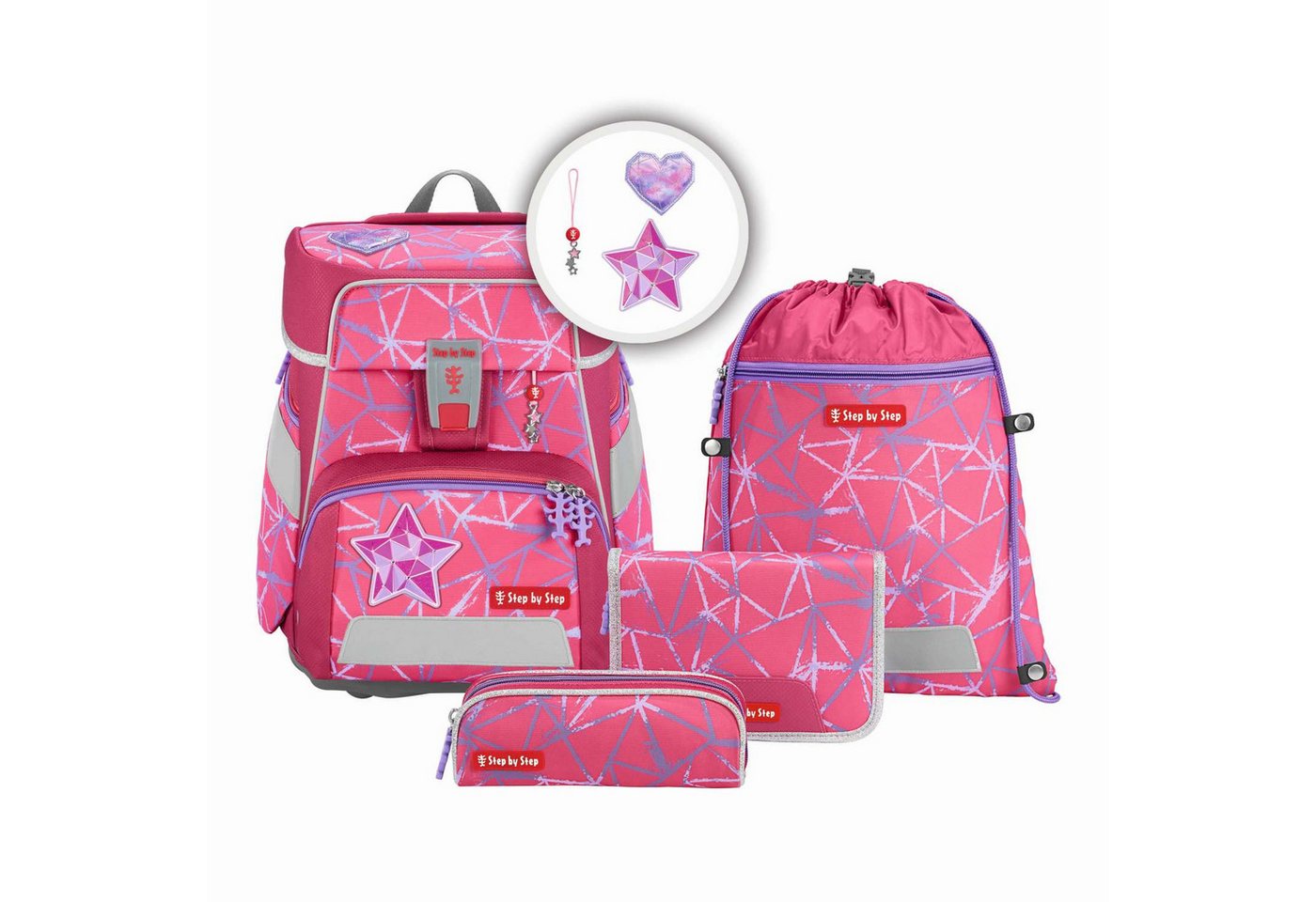 Step by Step Schulrucksack Step by Step SPACE Schulranzen-Set "Star Stella", 5-teilig Step by Step Schulrucksack Step by Step SPACE Schulranzen-Set "Star Stella", 5-teilig von Step by Step