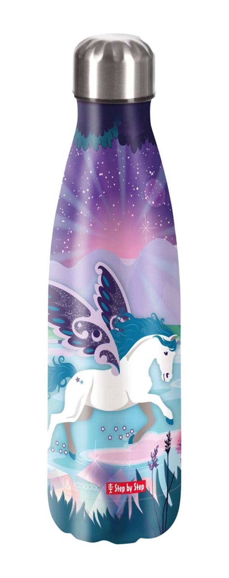 Step by Step - Schulzubehör Isolierte Edelstahl-Trinkflasche Dreamy Pegasus Shadow Sortiert von Step by Step