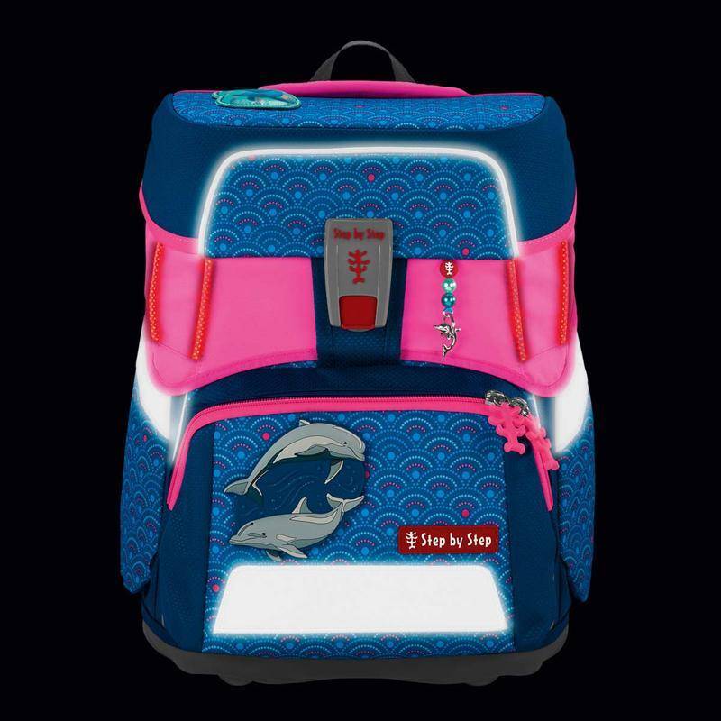 Step by Step - Schulzubehör Led Neon Pull-Over Für Die Schul Pink Pink von Step by Step