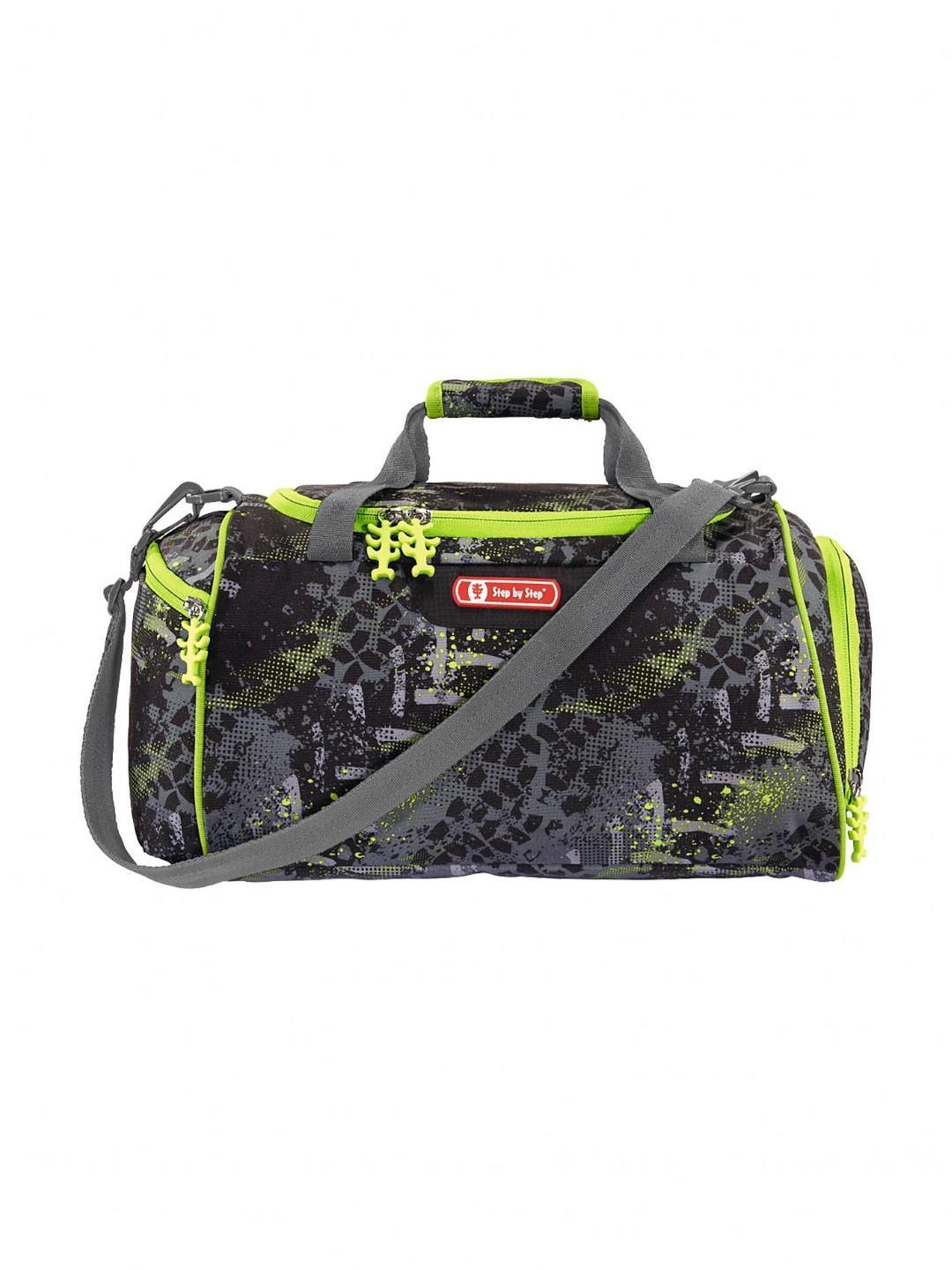 Step by Step - Sporttasche 490 Gr. - 13 Liter Green Tractor Schwarz von Step by Step