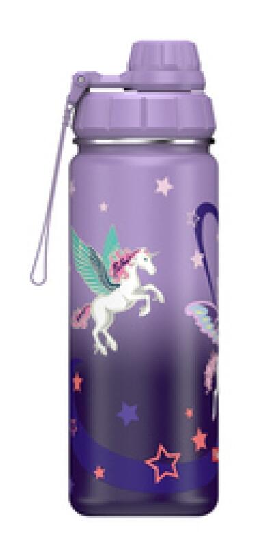 Step by Step - Step by Step Dreamy Pegasus Isolierte Edelstahl Trinkflasche 500ml Lila von Step by Step
