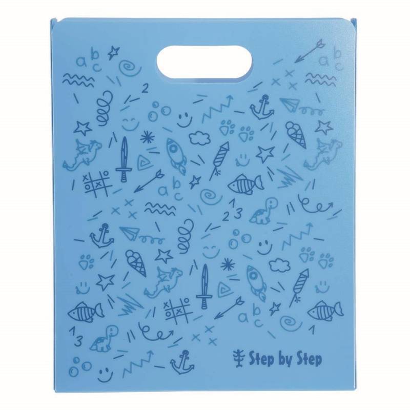 Step by Step - Step by Step Heftbox mit Tragegriff Blau : OG - 4047443493675 von Step by Step