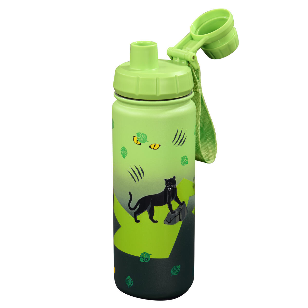 Step by Step - Step by Step Isolierte Edelstahl-Trinkflasche Black Cat von Step by Step
