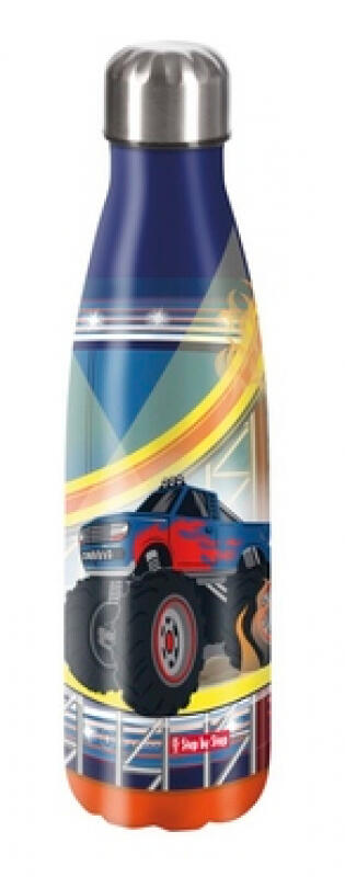 Step by Step - Step by Step Monster Truck Rocky Isolierte Edelstahl-Trinkflasche 0,5l Multicolor von Step by Step