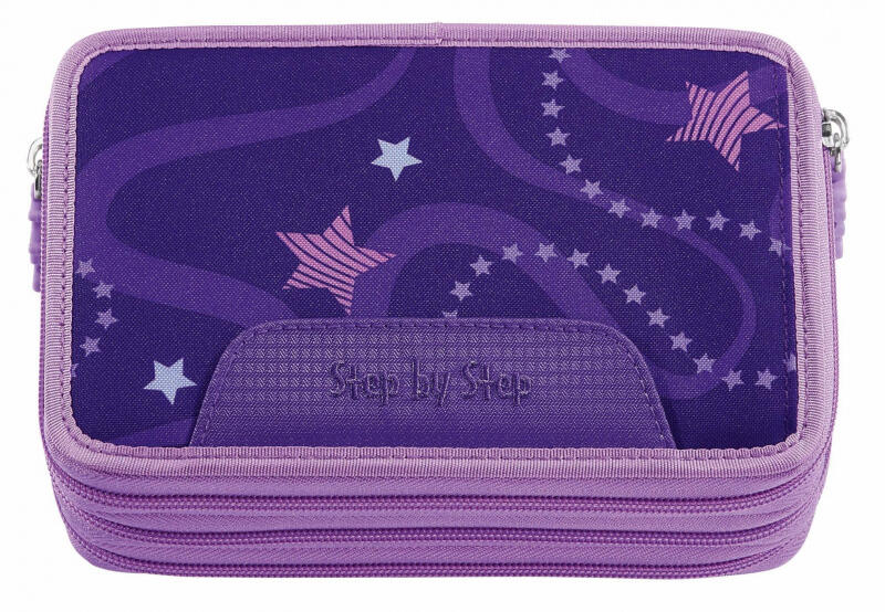 Step by Step - Step by Step Pegasus Emily XXL-Mäppchen drei Etagen gefüllt Lila von Step by Step