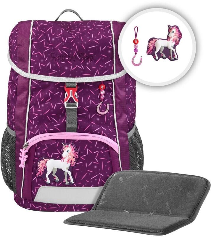 Step by Step - Step by Step Pretty Unicorn Nuala Kid Kindergarten-Rucksack 380g 13l 3-tlg. lila Lila von Step by Step