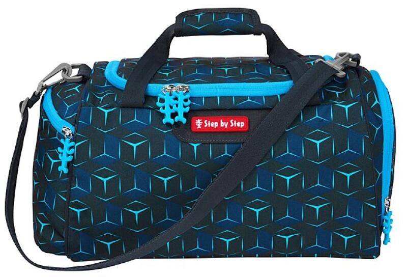 Step by Step - Step by Step Shark Dexter Sporttasche mit Nassfach Blau von Step by Step