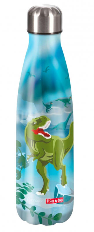 Step by Step - Step by Step Wild T-Rex Taro Isolierte Edelstahl-Trinkflasche 0,5l Multicolor von Step by Step