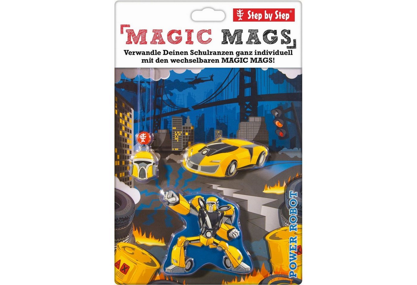 Step by Step Taschenanhänger Step by Step Magic Mags 3-tlg. Power Robot Step by Step Taschenanhänger Step by Step Magic Mags 3-tlg. Power Robot von Step by Step