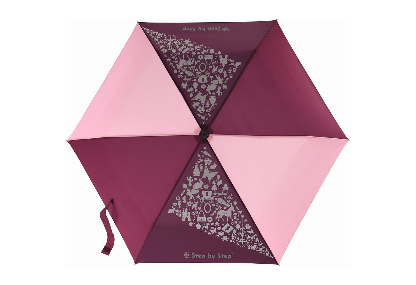 Step by Step Taschenregenschirm Step by Step Regenschirm Berry Magic Rain EFFECT von Step by Step