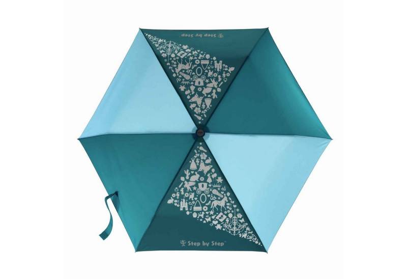 Step by Step Taschenregenschirm Step by Step Regenschirm "Blue", Magic Rain EFFECT von Step by Step
