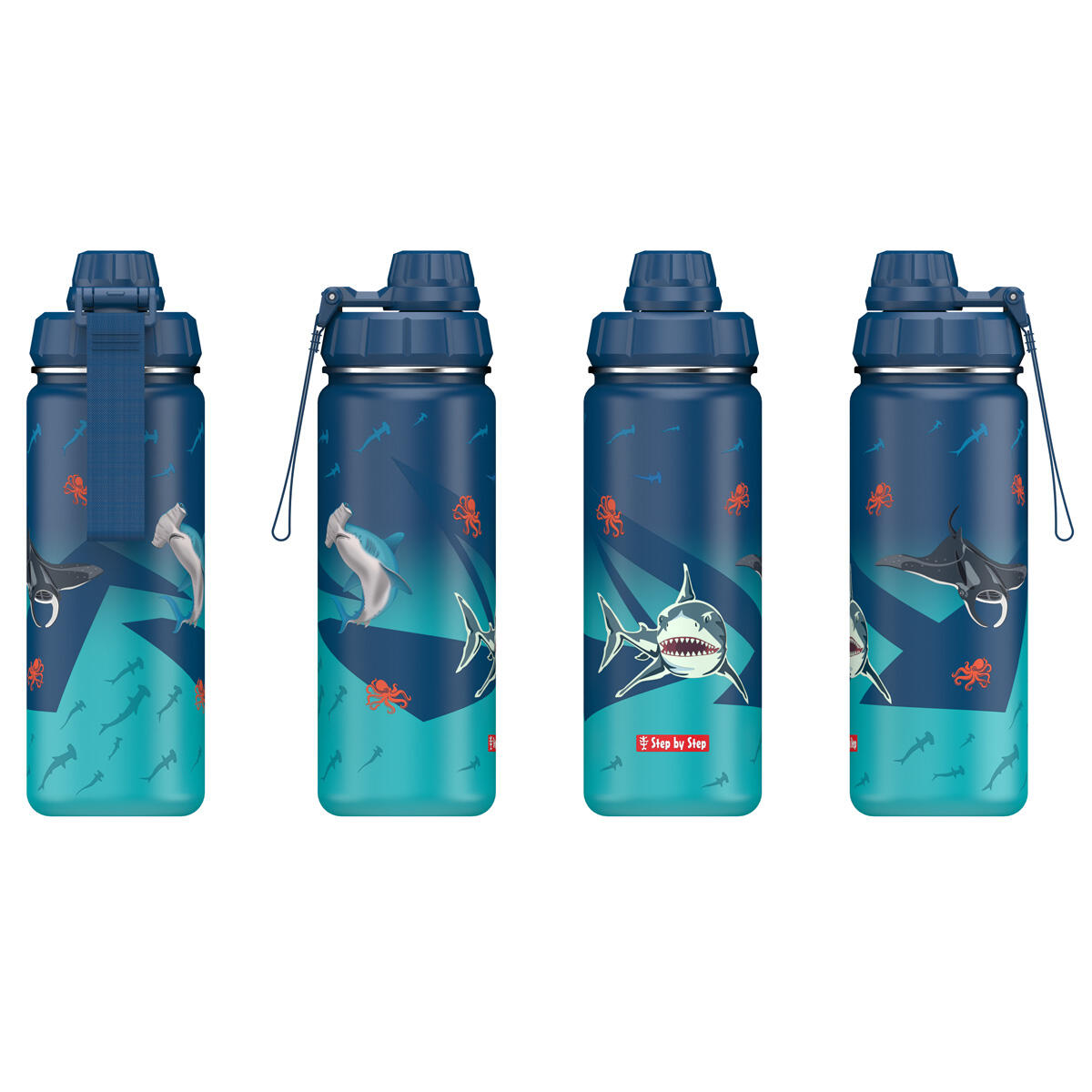 Step by Step - Trinkflasche Underwater Multicolor von Step by Step