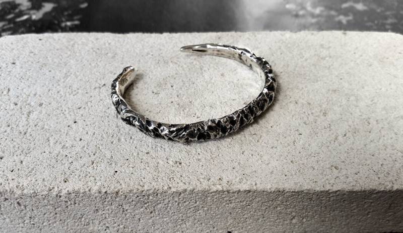 Steinbruch - Sterling Silber Armreif Steinbruch - Sterling Silber Armreif von StephanieRachaelAu