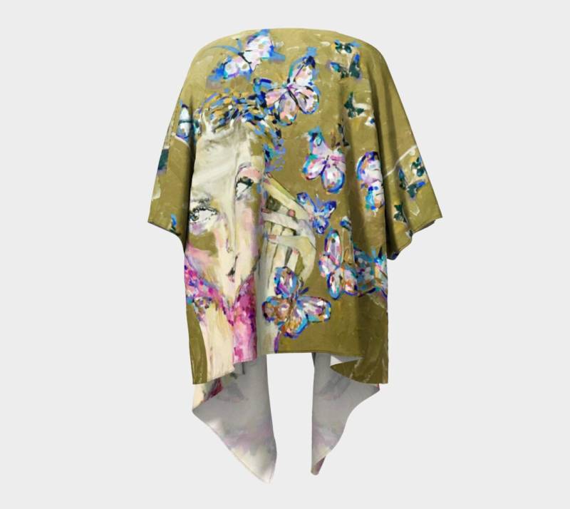 Die Zukunft Träumen Drapiert Kimono Schal von StephanieSaundersArt