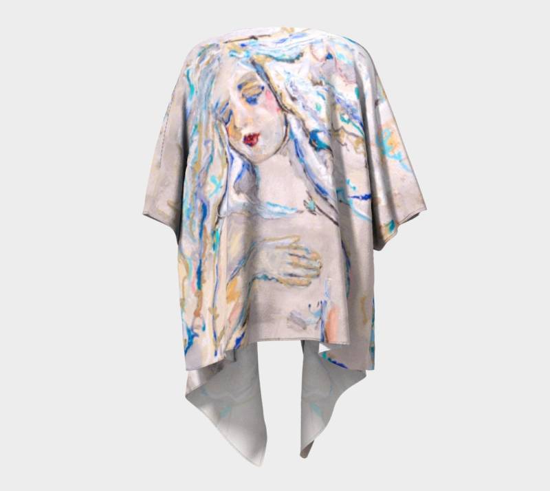 Wiedergeburt Der Venus Drapiertes Kimonotuch von StephanieSaundersArt