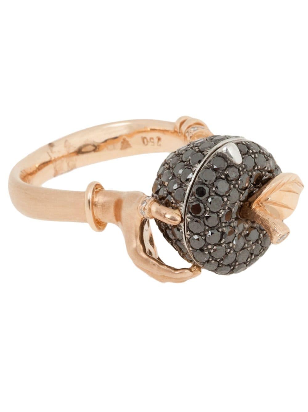 Stephen Webster 18ct Rotgoldring mit Diamanten - Schwarz von Stephen Webster