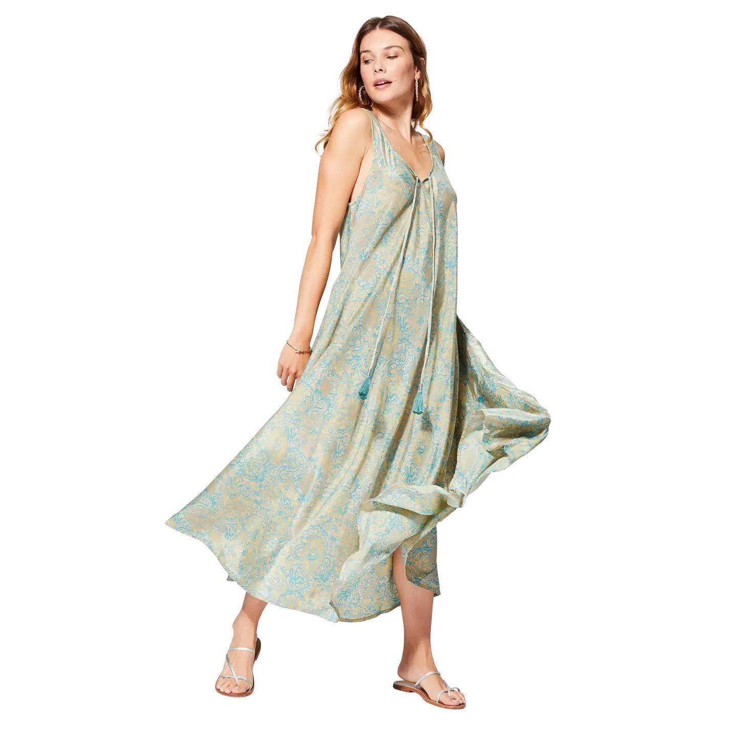 Langes Ärmelloses Luftiges Sommerkleid von StephiBohoSunVibe