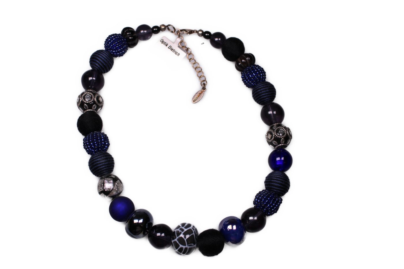 Stephisimo Perlenkette Stephisimo "New Bowls" Damen Kette Dark Blue von Stephisimo