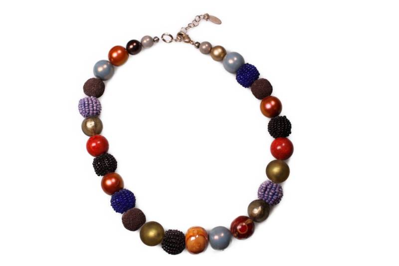 Stephisimo Perlenkette Stephisimo "New Bowls" Damen Kette Vintage II von Stephisimo