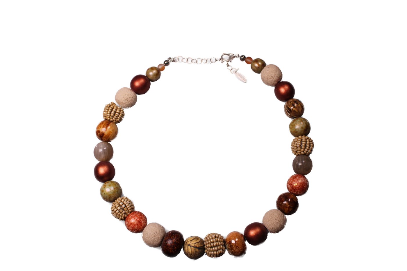 Stephisimo Perlenkette Stephisimo "New Bowls" Damen Kette Vintage von Stephisimo